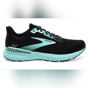 BROOKS size 7.5 teal/black running shoes